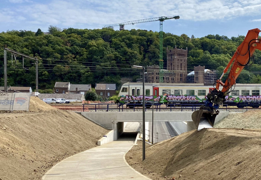 UN NOUVEAU TUNNEL PERMET À INFRABEL DE SUPPRIMER 2 PASSAGES À NIVEAU À CHERATTE